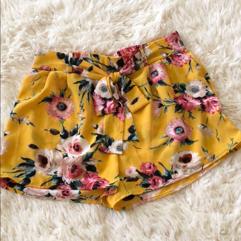 New floral shorts